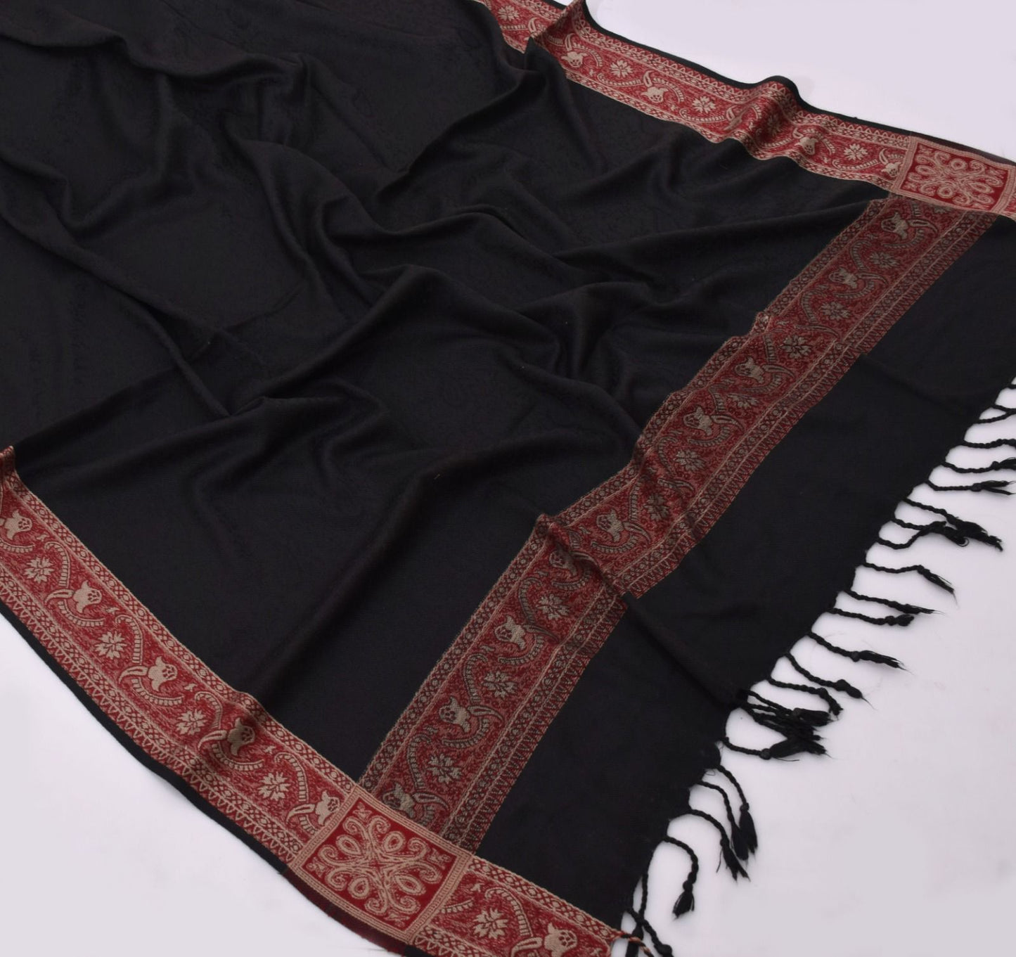 Bareeze Pure Wool Shawl – Fancy Casual Winter Wrap (2.5m)