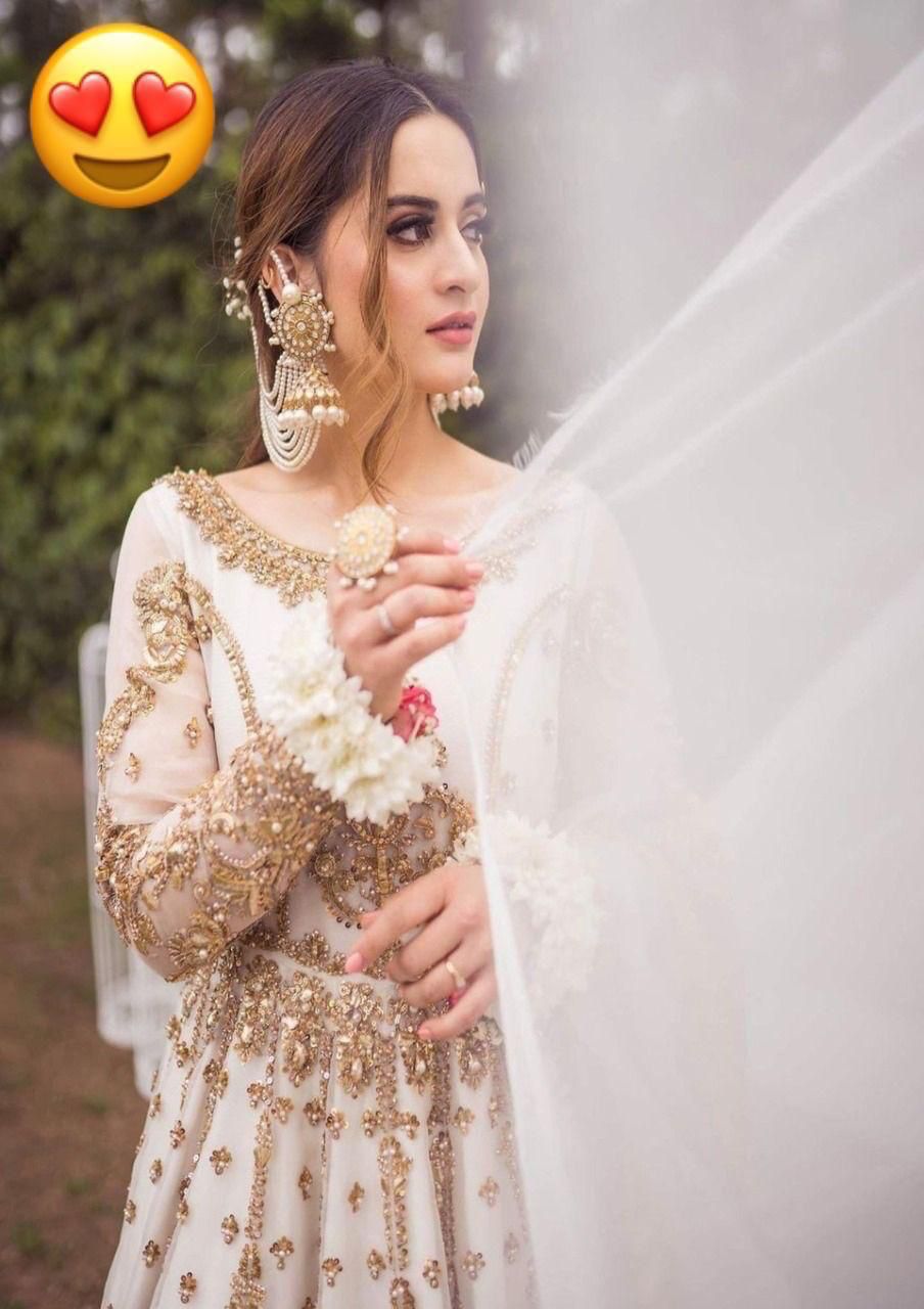 Hira Mani Ruedad-e-Sahr Bridal Frock – Heavy Embroidered Net with Silk Trouser