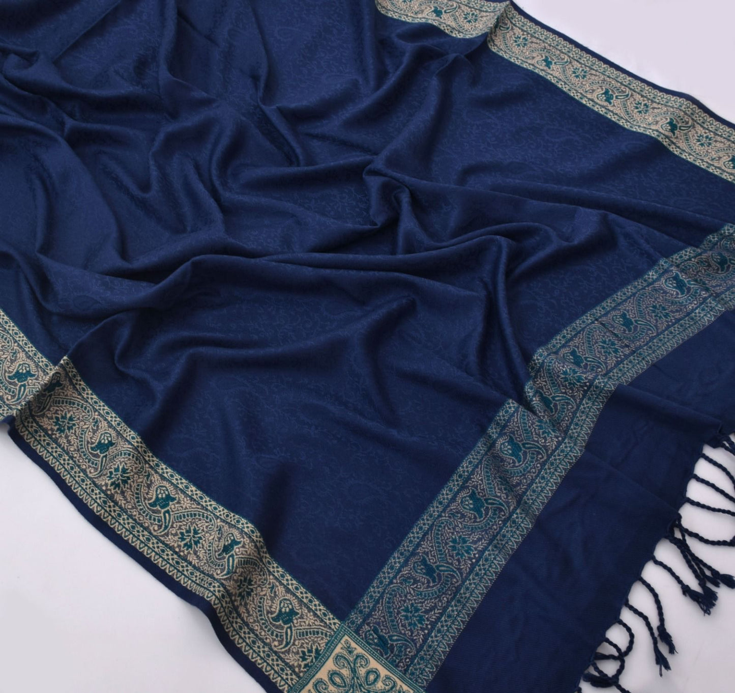 Bareeze Pure Wool Shawl – Fancy Casual Winter Wrap (2.5m)