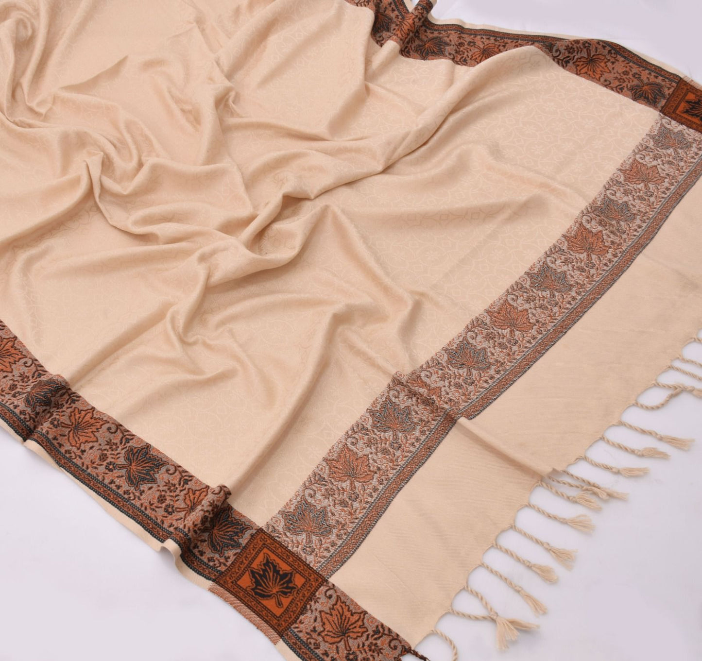 Bareeze Pure Wool Shawl – Fancy Casual Winter Wrap (2.5m)