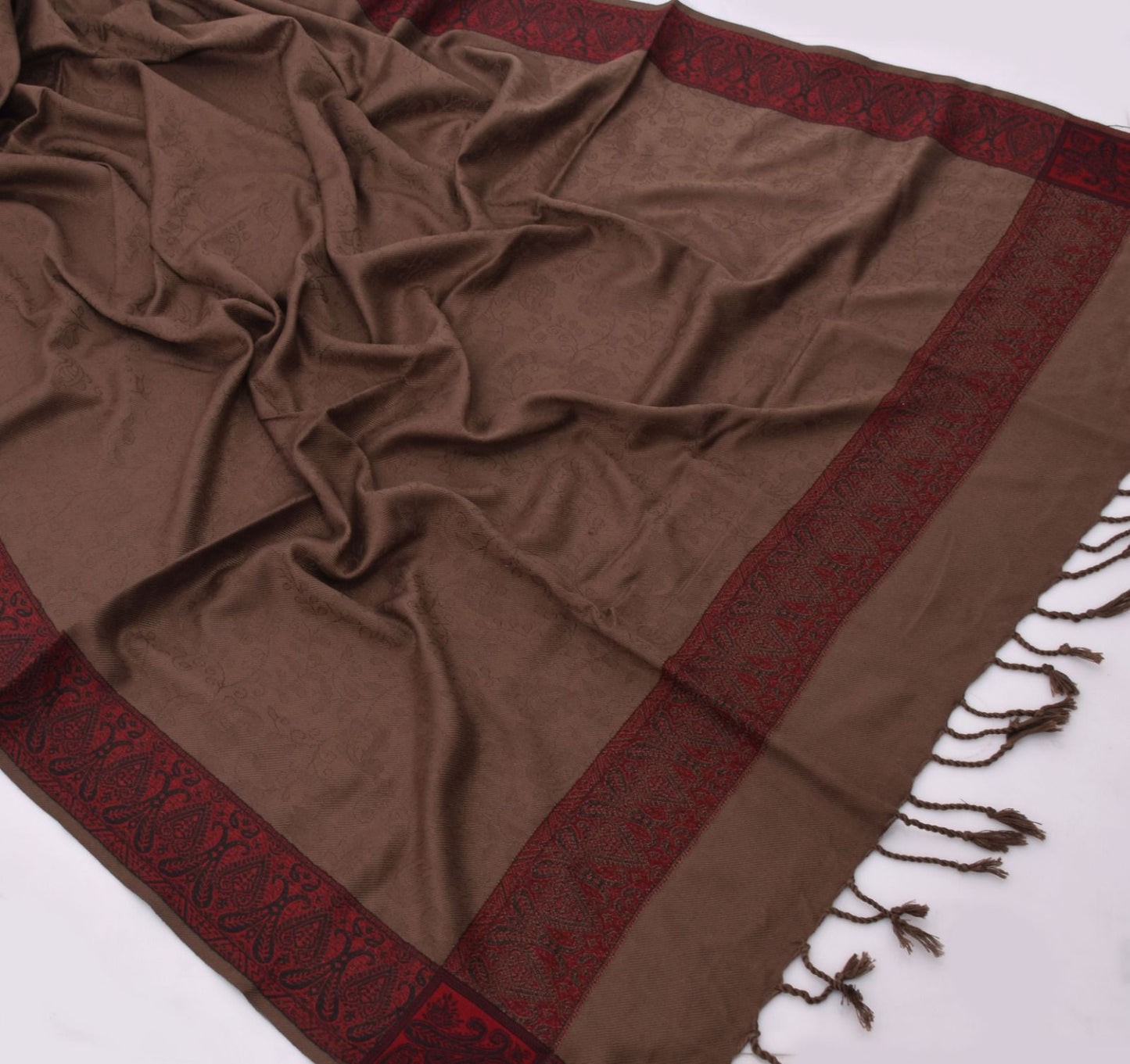 Bareeze Pure Wool Shawl – Fancy Casual Winter Wrap (2.5m)