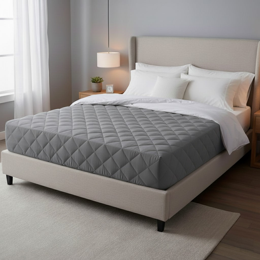 Quilted Waterproof Mattress Protector | Soft, Breathable & Washable