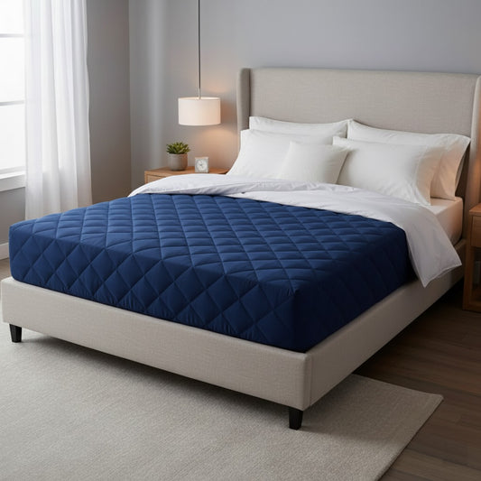 Quilted Waterproof Mattress Protector | Soft, Breathable & Washable